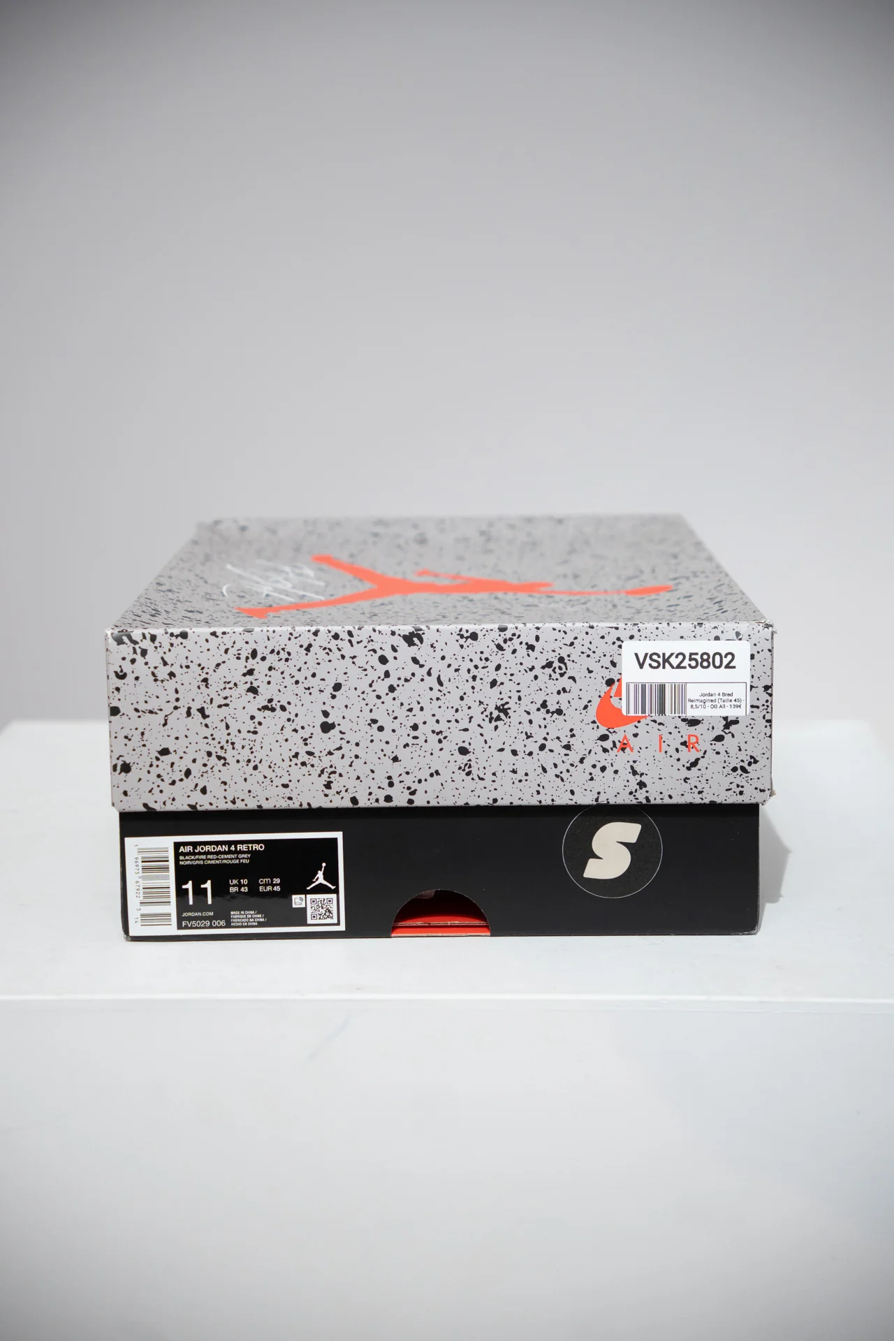 Jordan 4 Bred Reimagined (Taille 45) - Image 10