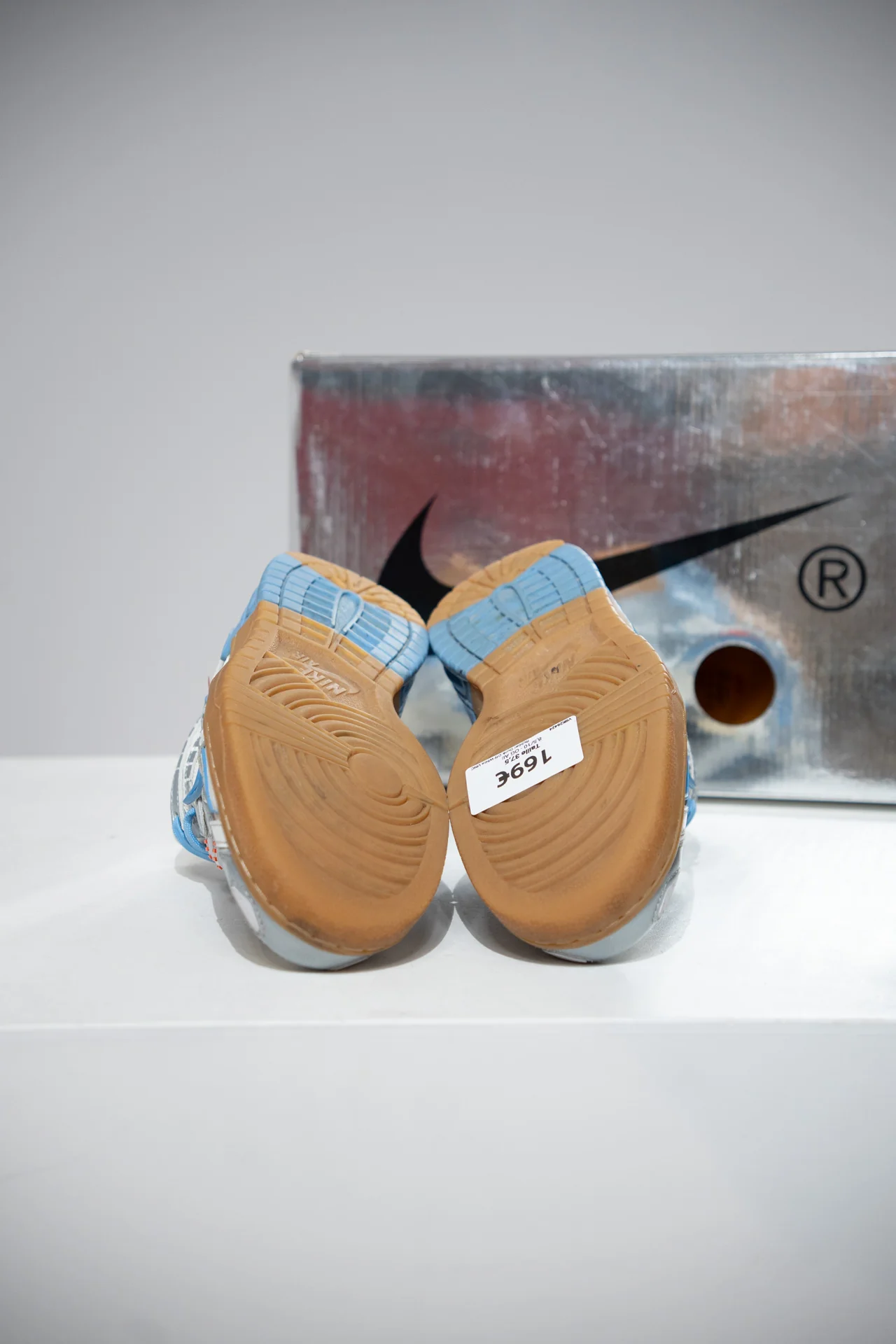 Rubber Dunk Off-White UNC (Taille 37,5) - Image 5
