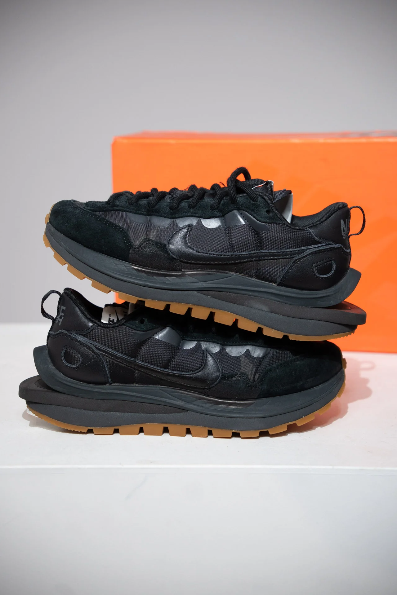 Sacai Vaporwafffle Black Gum (Taille 36)