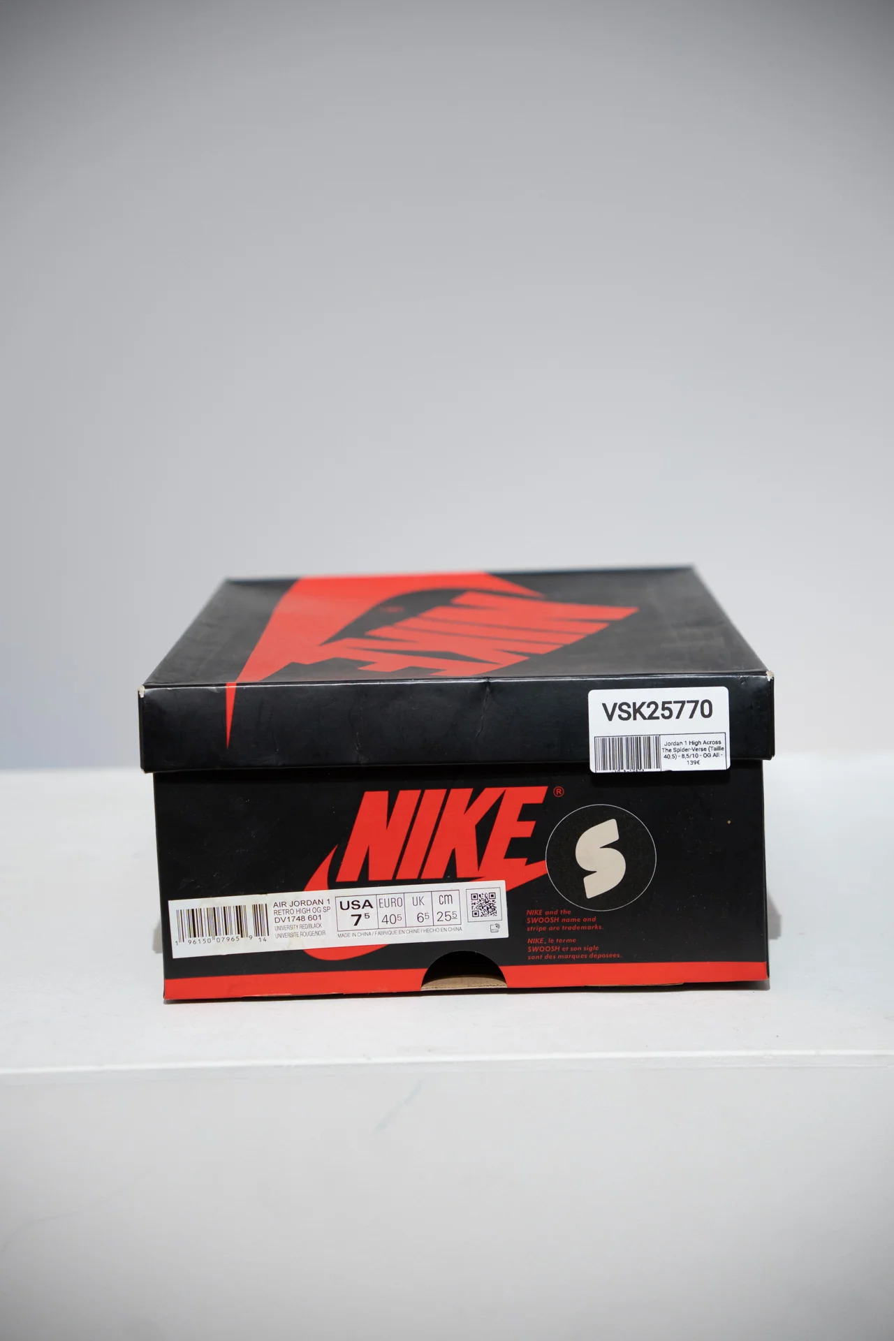 Jordan 1 High Across The Spider-Verse (Taille 40,5) - Image 7