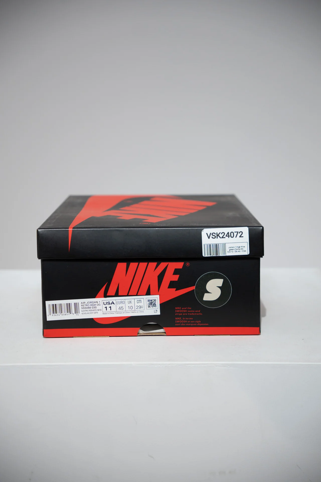 Jordan 1 High Pine green (Taille 45) - Image 5