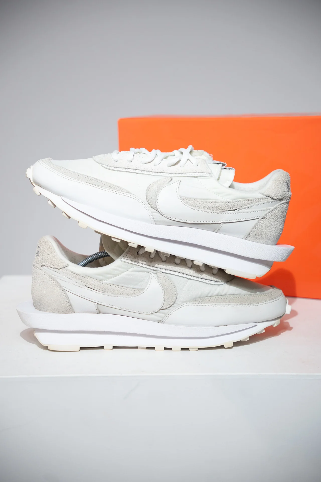 Sacai LD Waffle Nylon White (Taille 42,5)