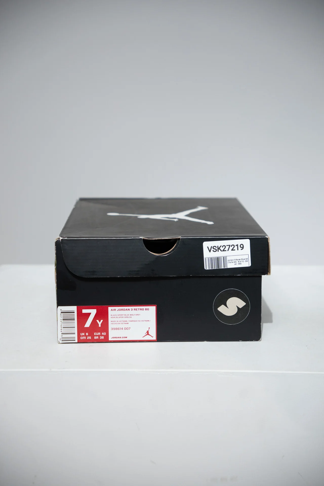 Jordan 3 Racer Blue GS (Taille 40) - Image 5