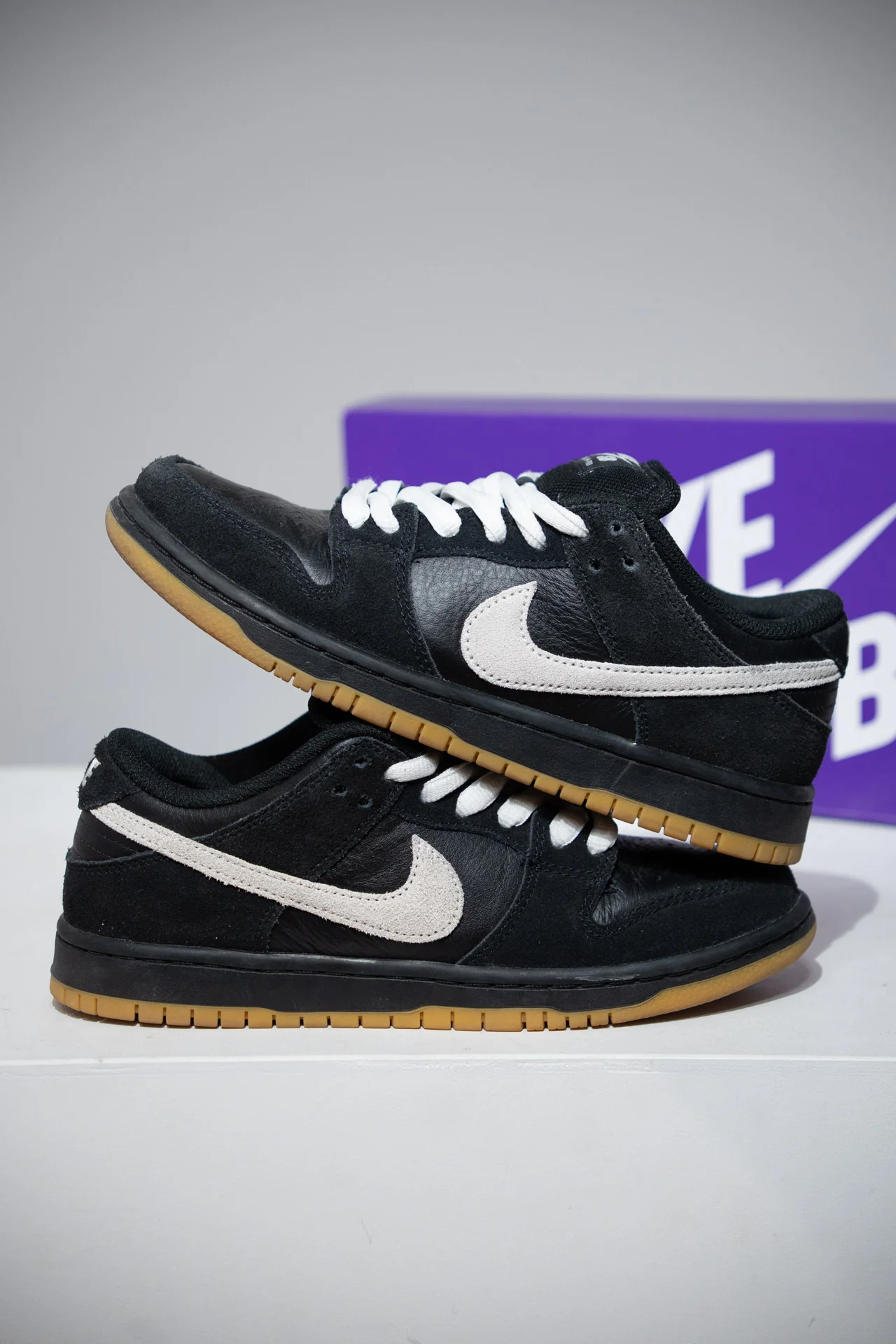 Dunk Sb Iso Black White Gum (Taille 38,5)
