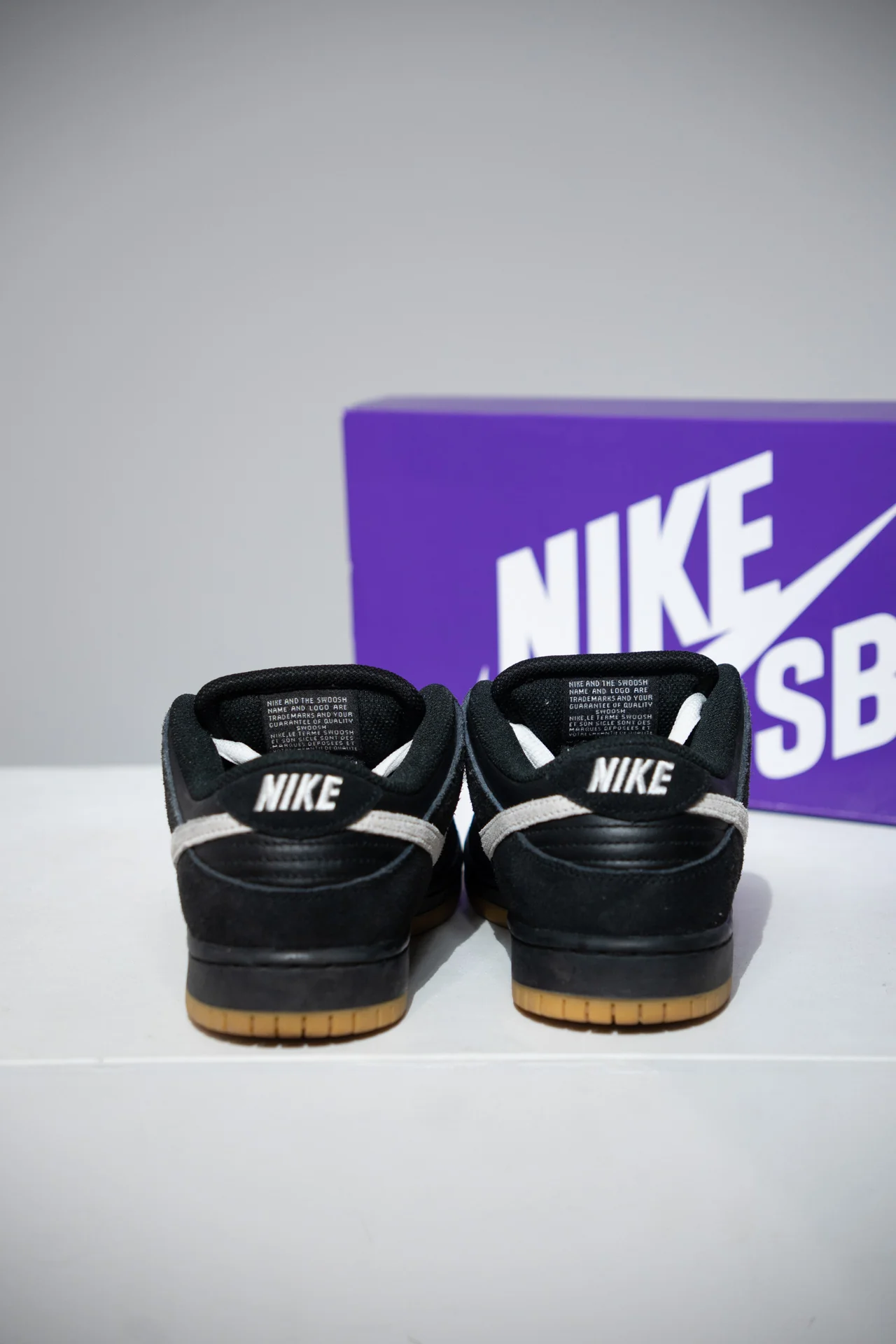 Dunk Sb Iso Black White Gum (Taille 38,5) - Image 2