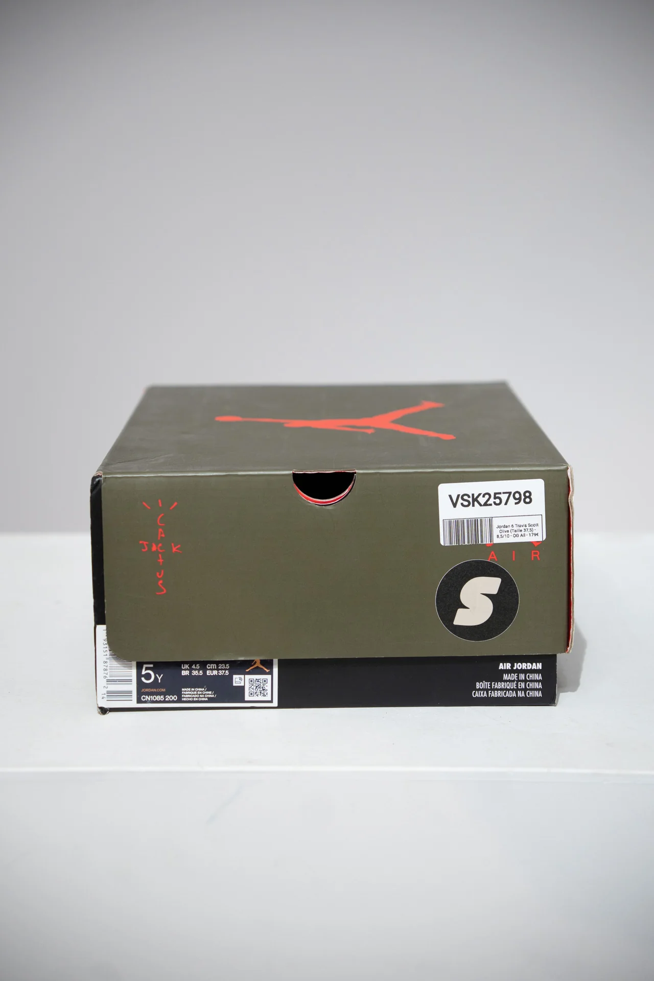 Jordan 6 Travis Scott Olive (Taille 37,5) - Image 5