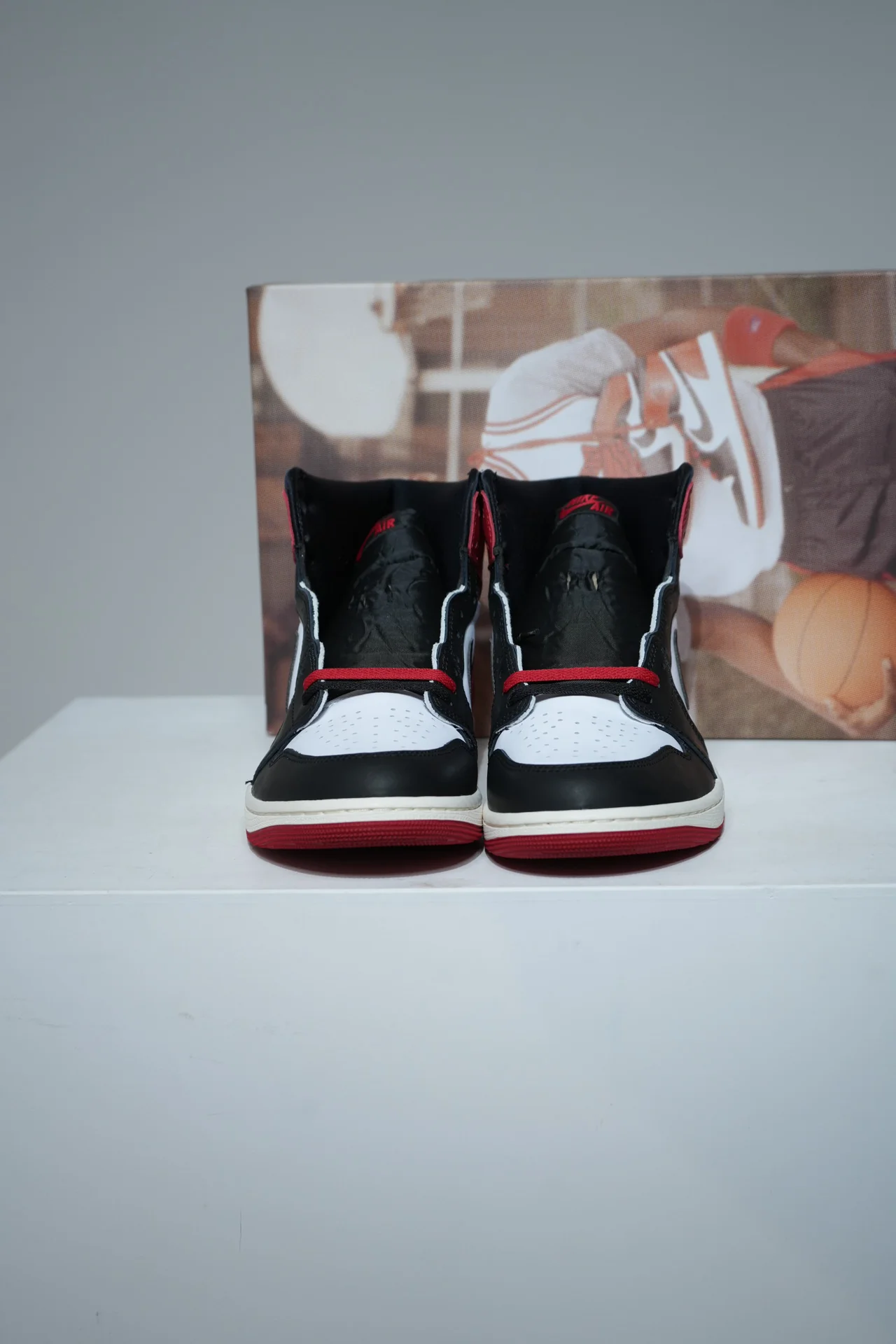 Jordan 1 High Black Toe Reimagined (Taille 44) - Image 2