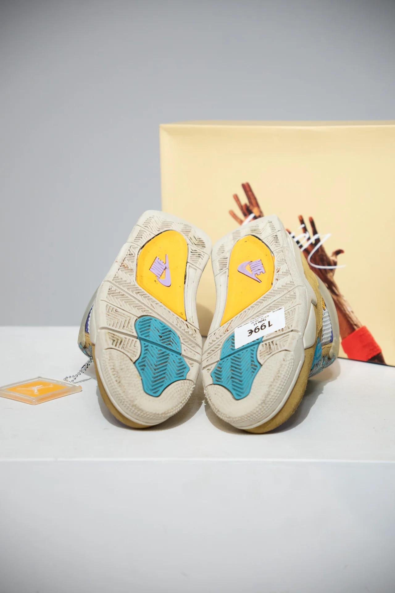 Jordan 4 Union Desert Moss (Taille 41) - Image 4
