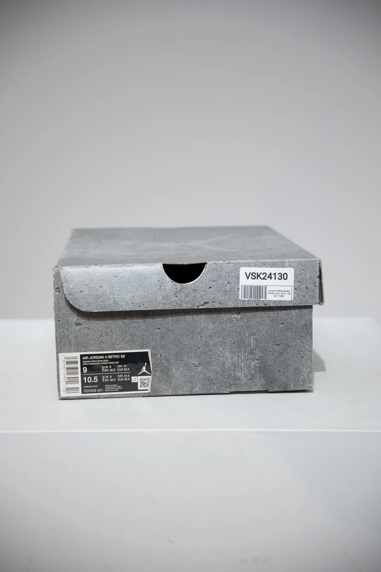 Jordan 4 Wet Cement (Taille 42,5) - Image 5