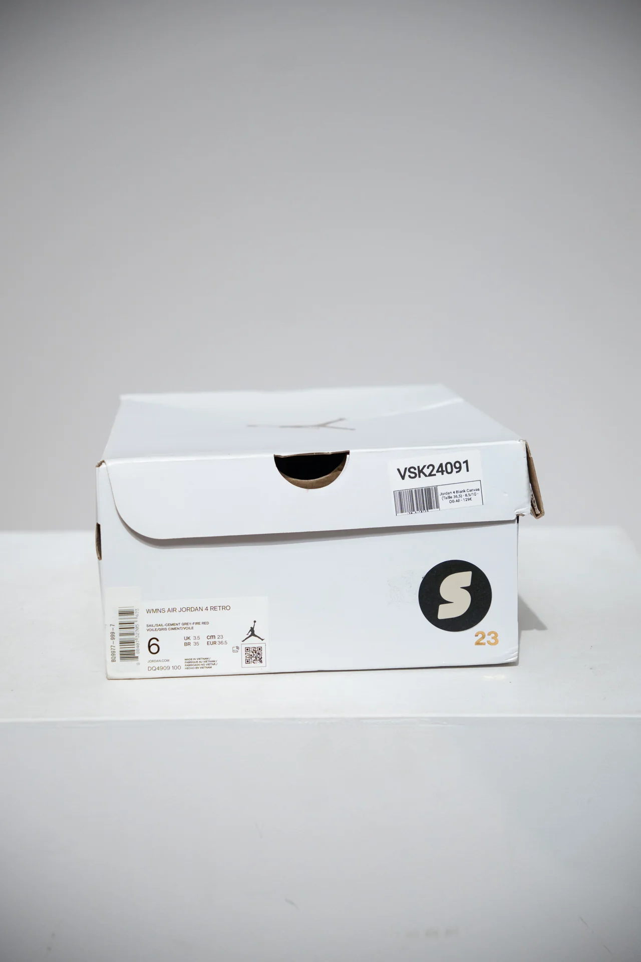Jordan 4 Blank Canvas (Taille 36,5) - Image 5