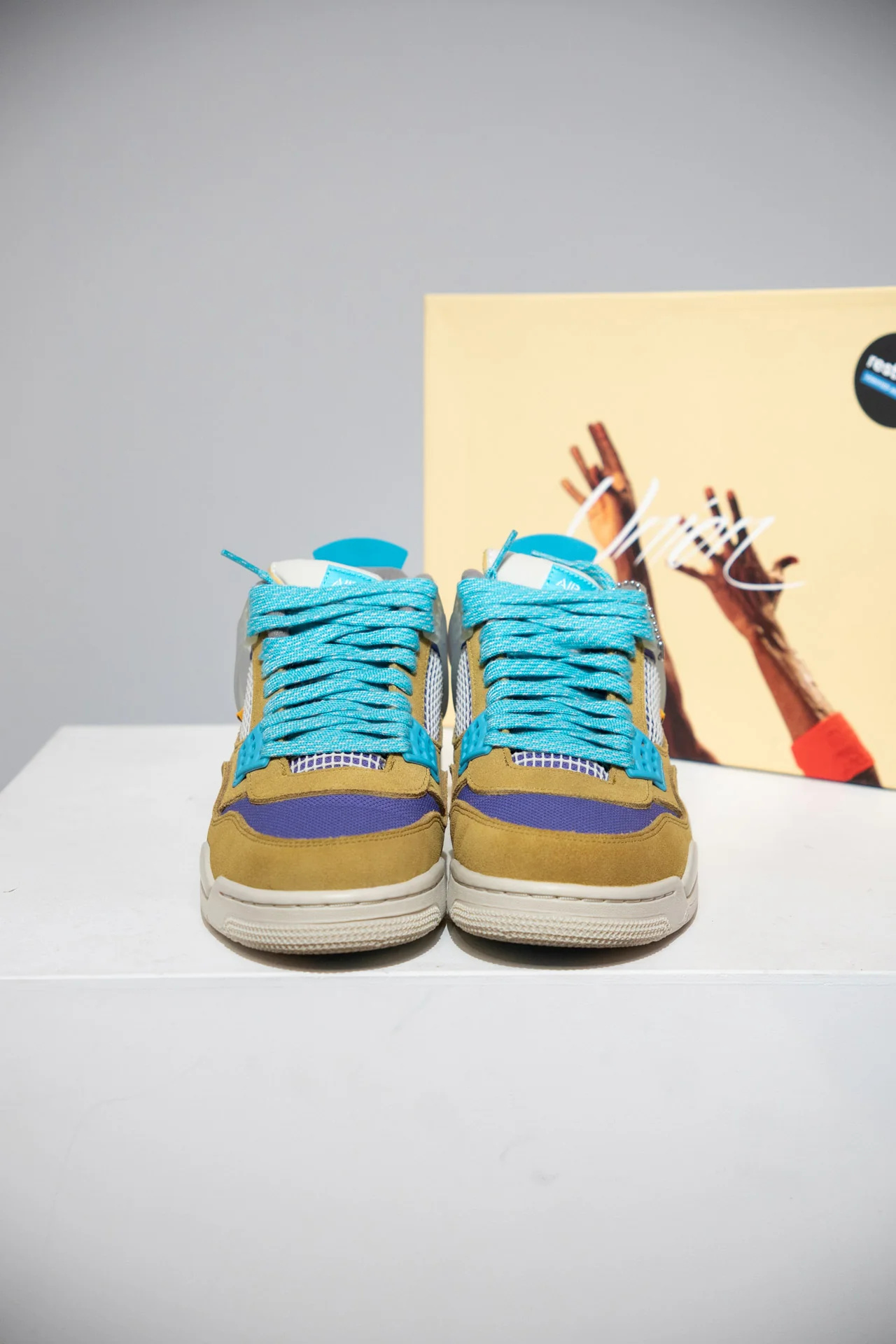 Jordan 4 Union Desert Moss (Taille 44) - Image 3
