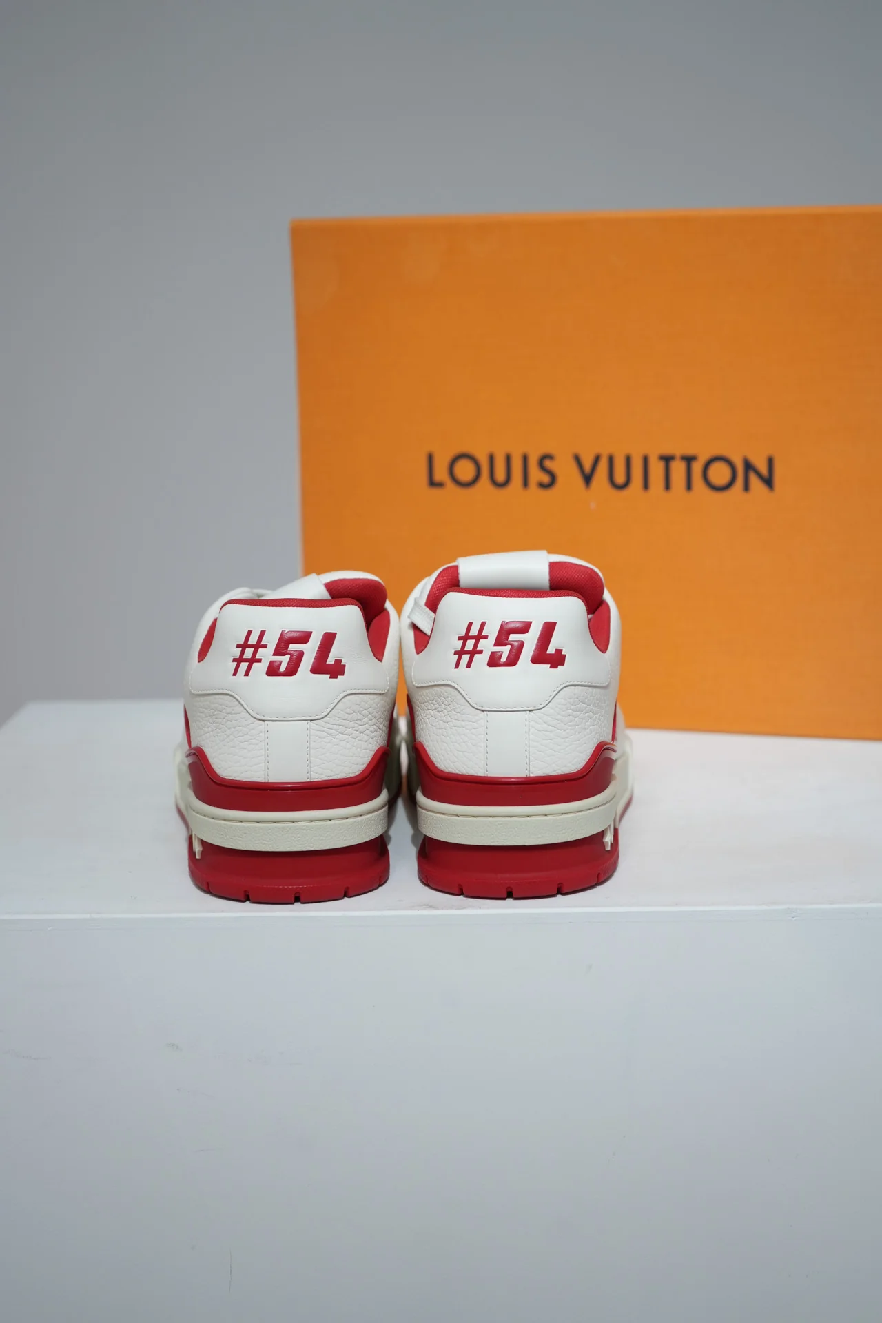 Louis Vuitton Trainer 54 Red (Taille 47 (11IT)) - Image 3