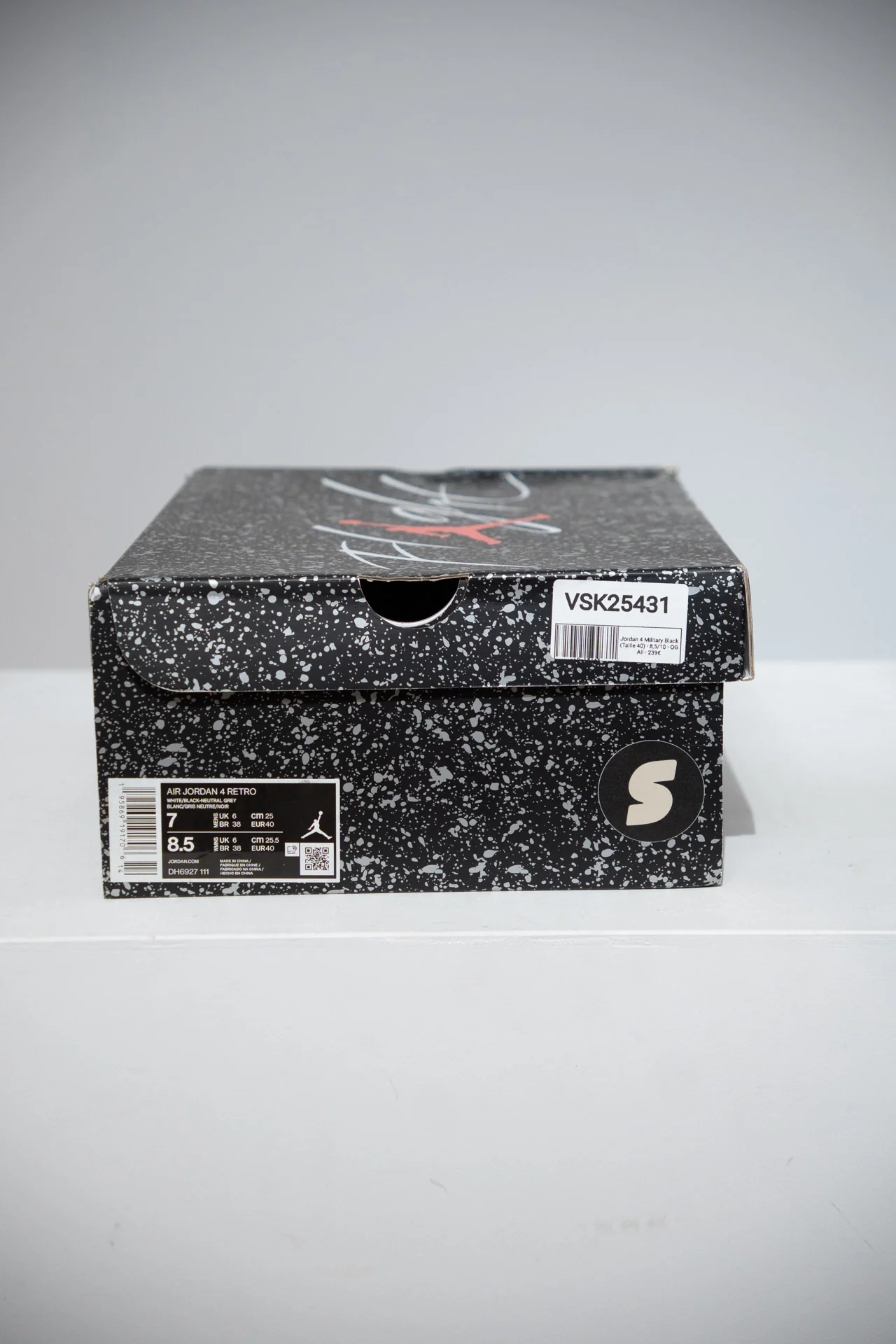 Jordan 4 Military Black (Taille 40) - Image 5