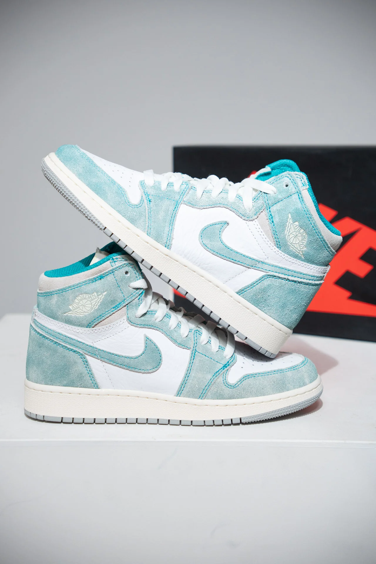 Jordan 1 High Turbo green GS (Taille 38)