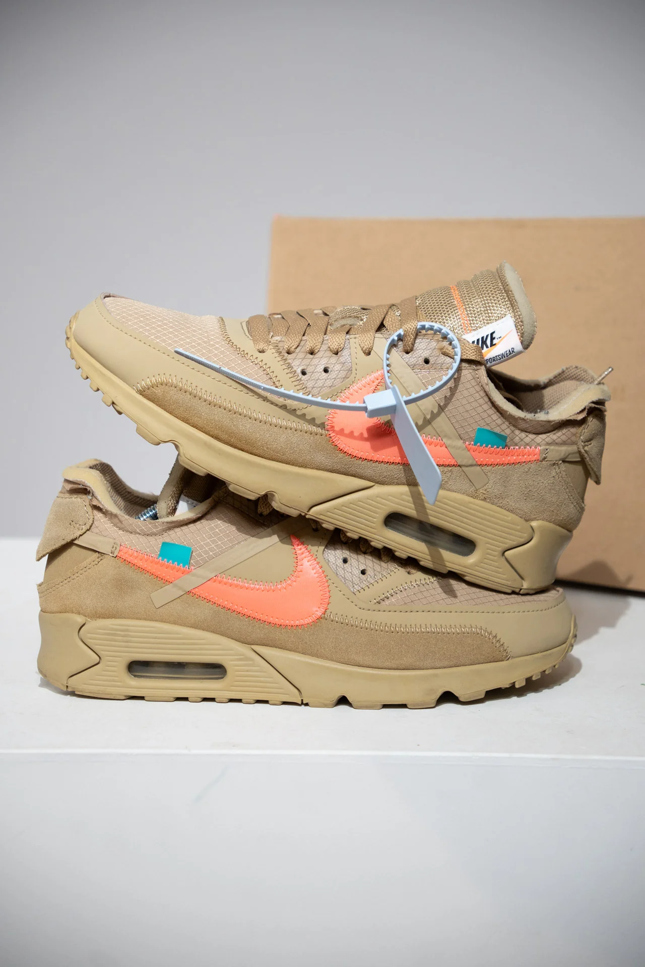 Air Max 90 Off-White Desert Ore (Taille 42,5)