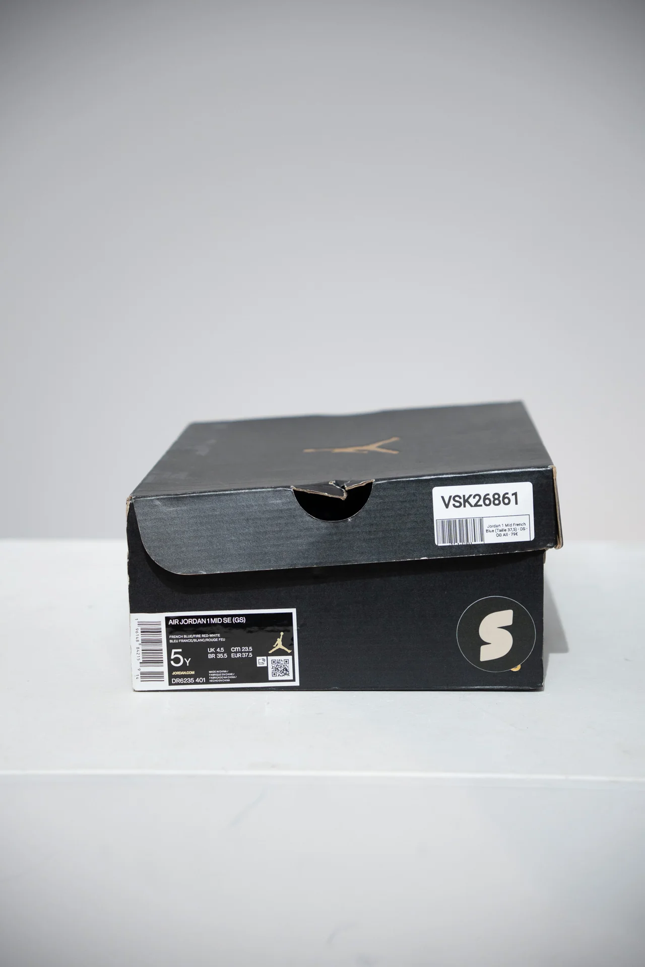 Jordan 1 Mid French Blue (Taille 37,5) - Image 4