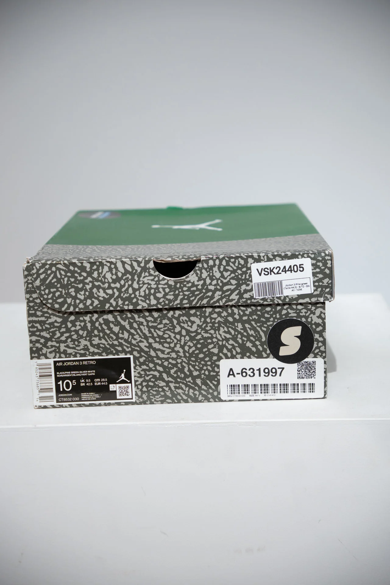Jordan 3 Pine green (Taille 44,5) - Image 5