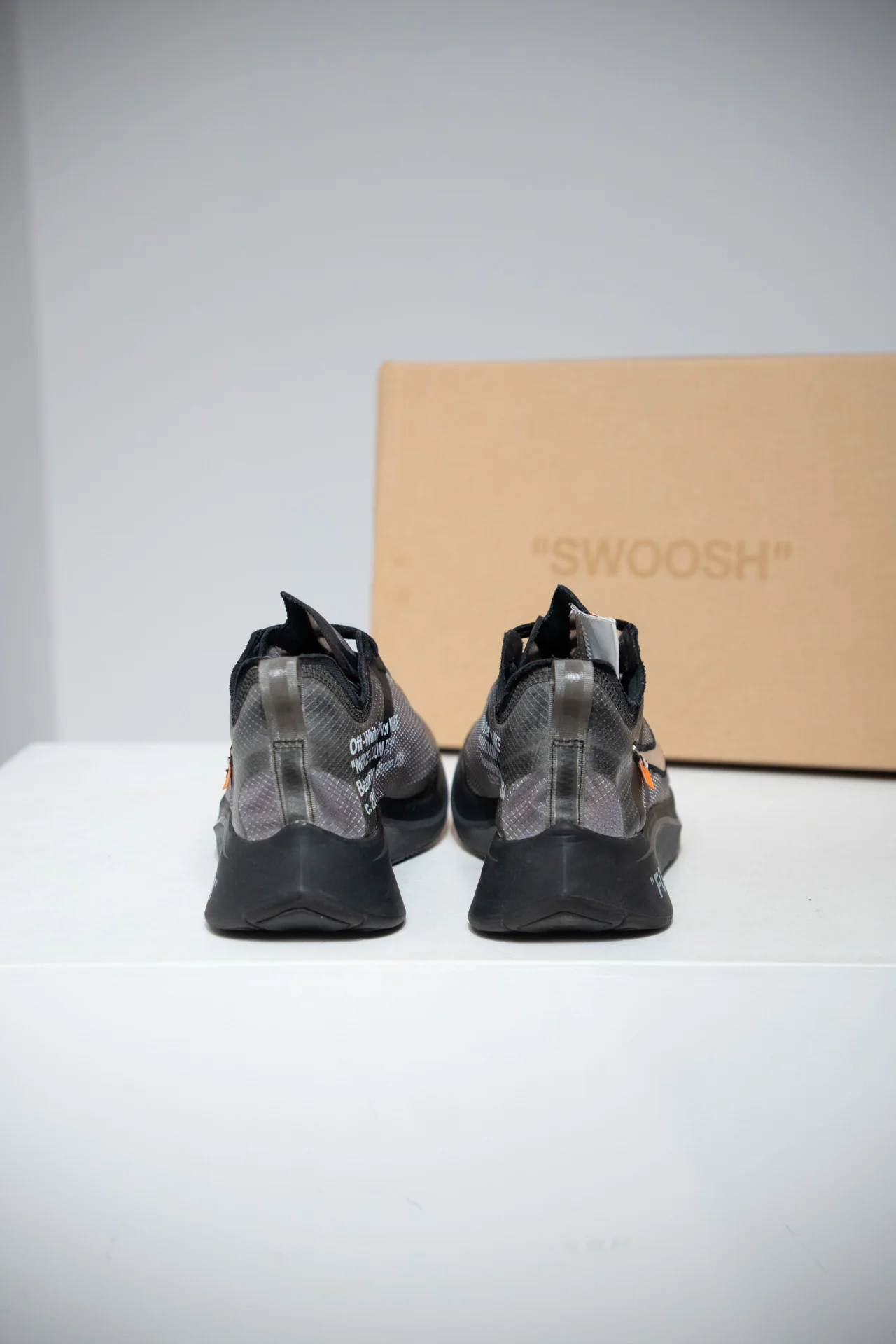 Nike Zoom Fly Off White Black Silver (Taille 42) - Image 3