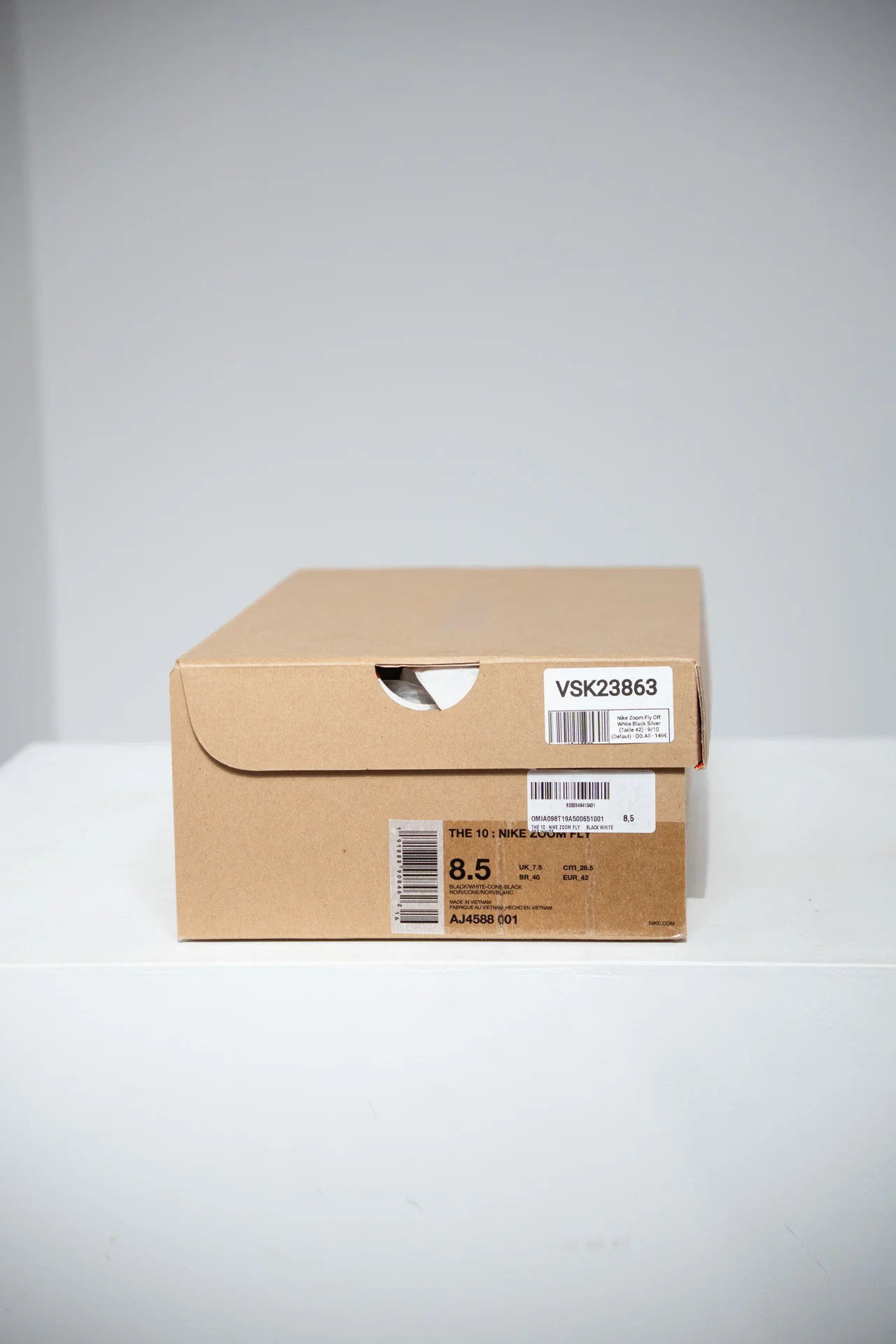 Nike Zoom Fly Off White Black Silver (Taille 42) - Image 5