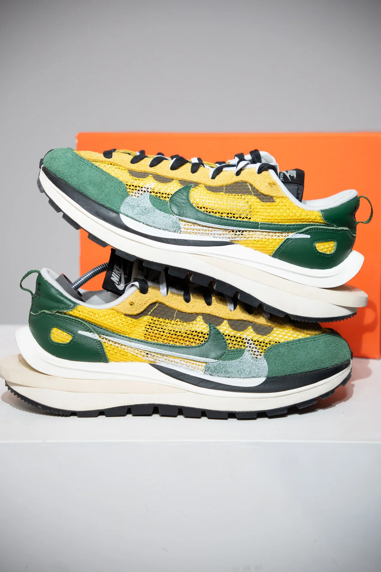 Sacai Vaporwaffle Tour Yellow (Taille 45) - Image 6