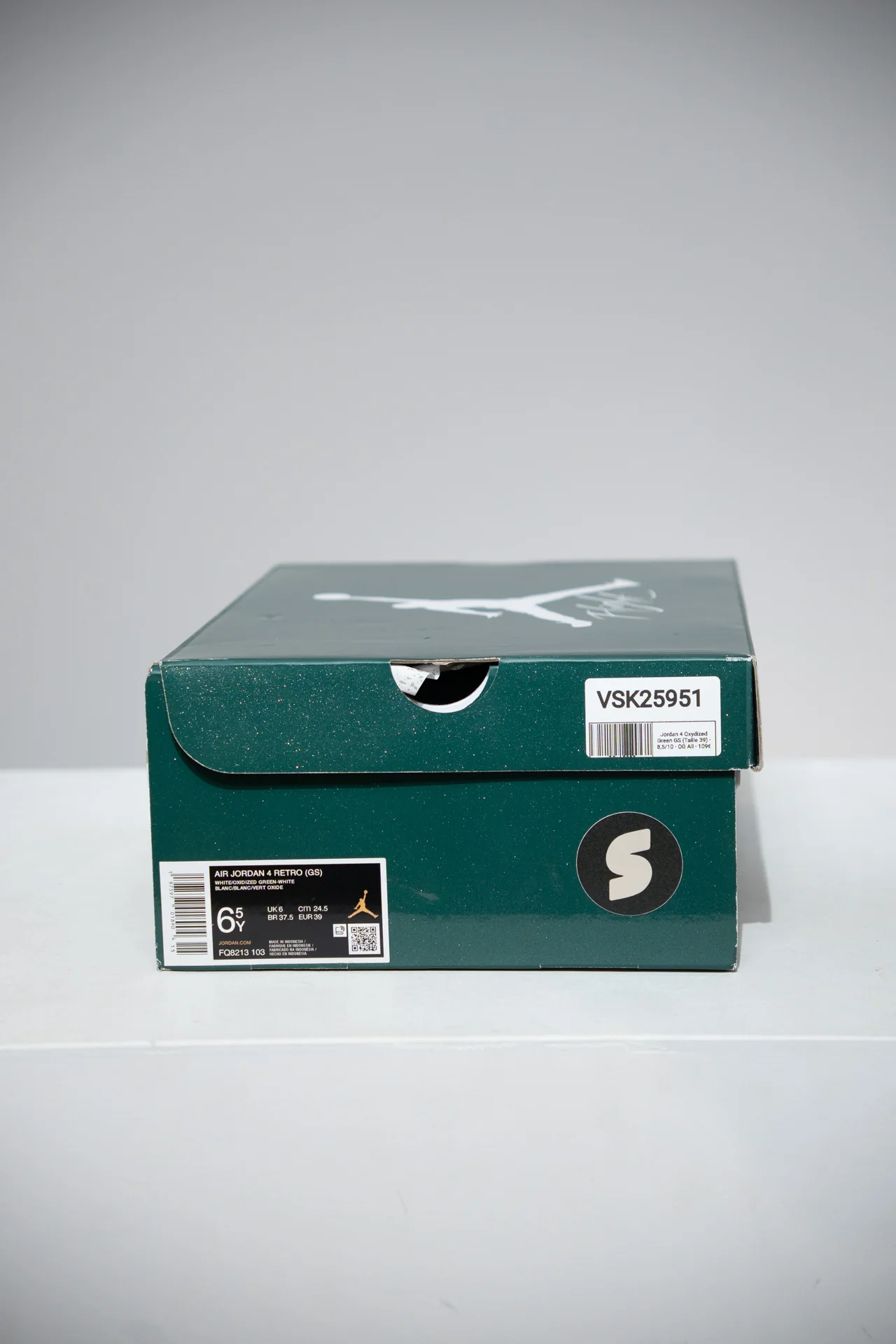 Jordan 4 Oxydized Green GS (Taille 39) - Image 5