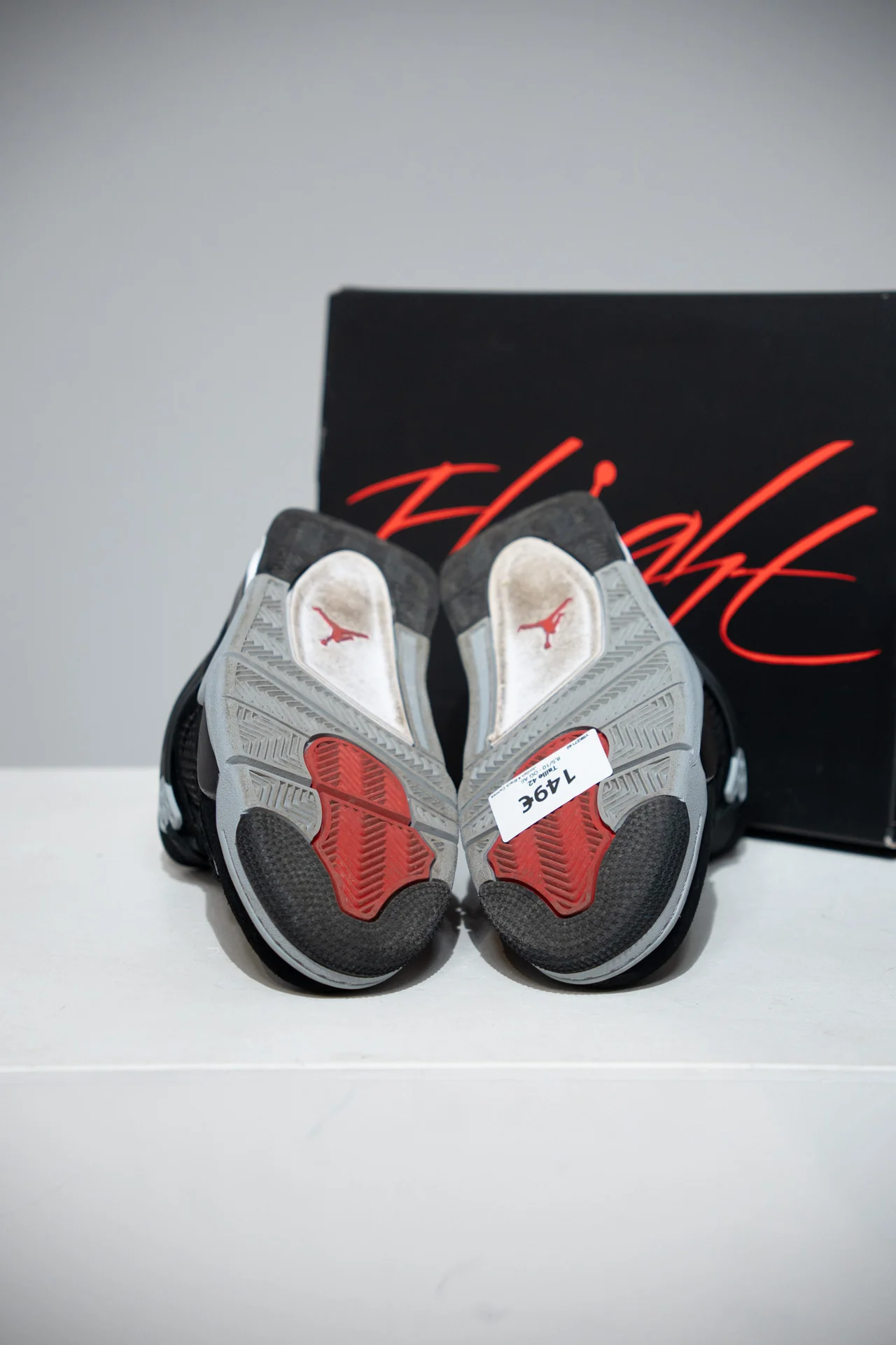 Jordan 4 Black Canvas (Taille 42) - Image 4
