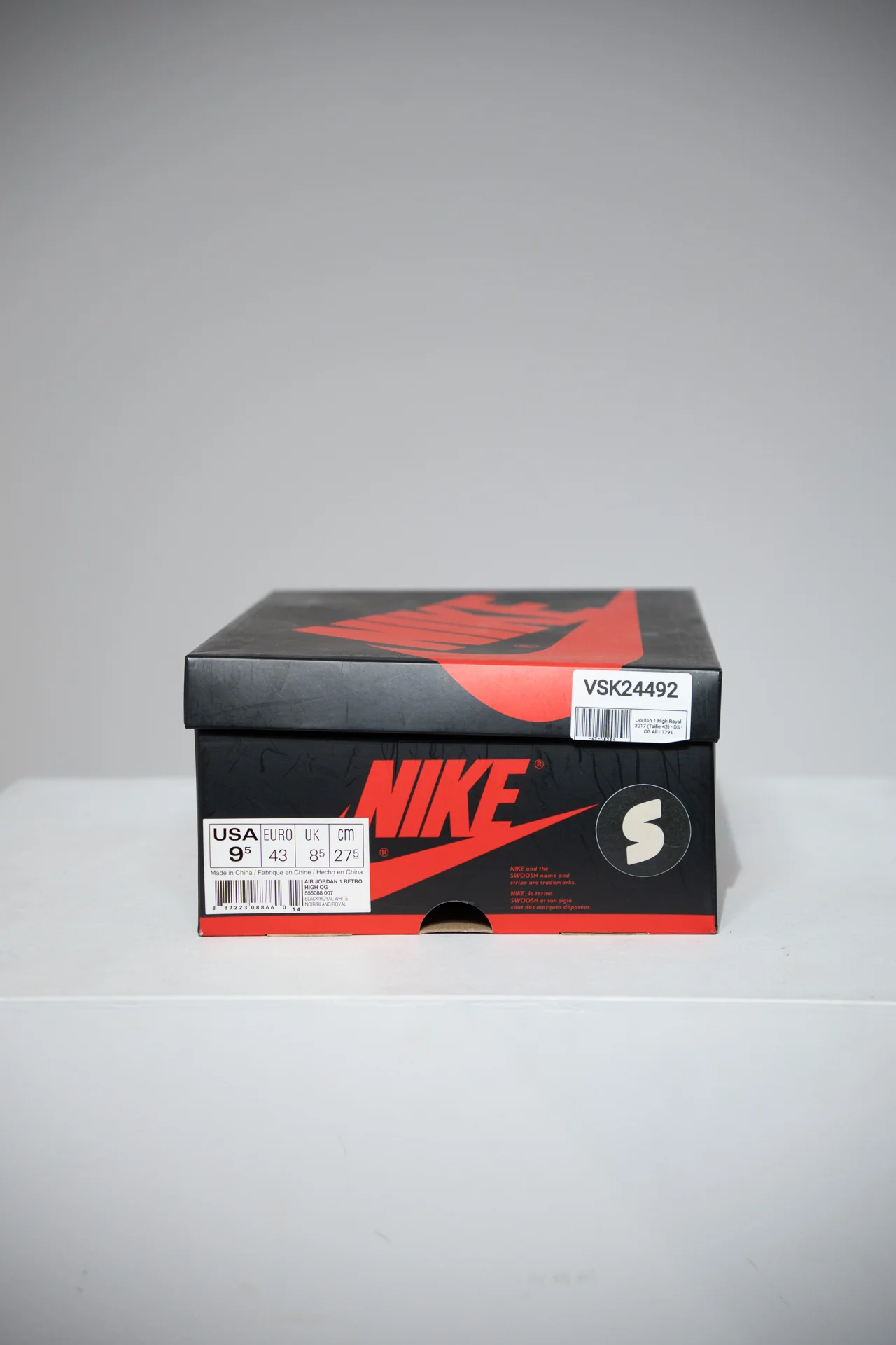Jordan 1 High Royal 2017 (Taille 43) - Image 4
