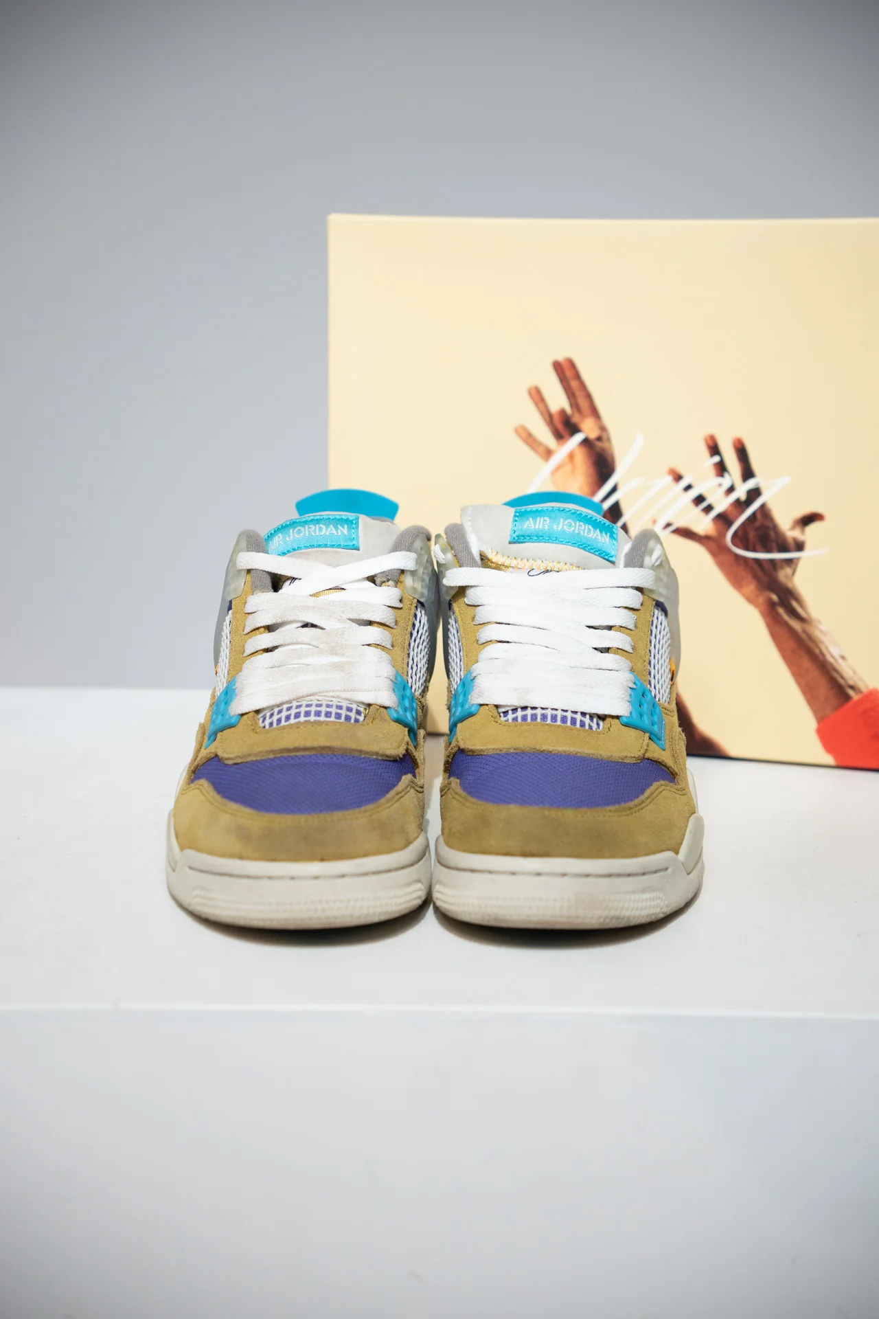 Jordan 4 Union Desert Moss (Taille 41) - Image 2
