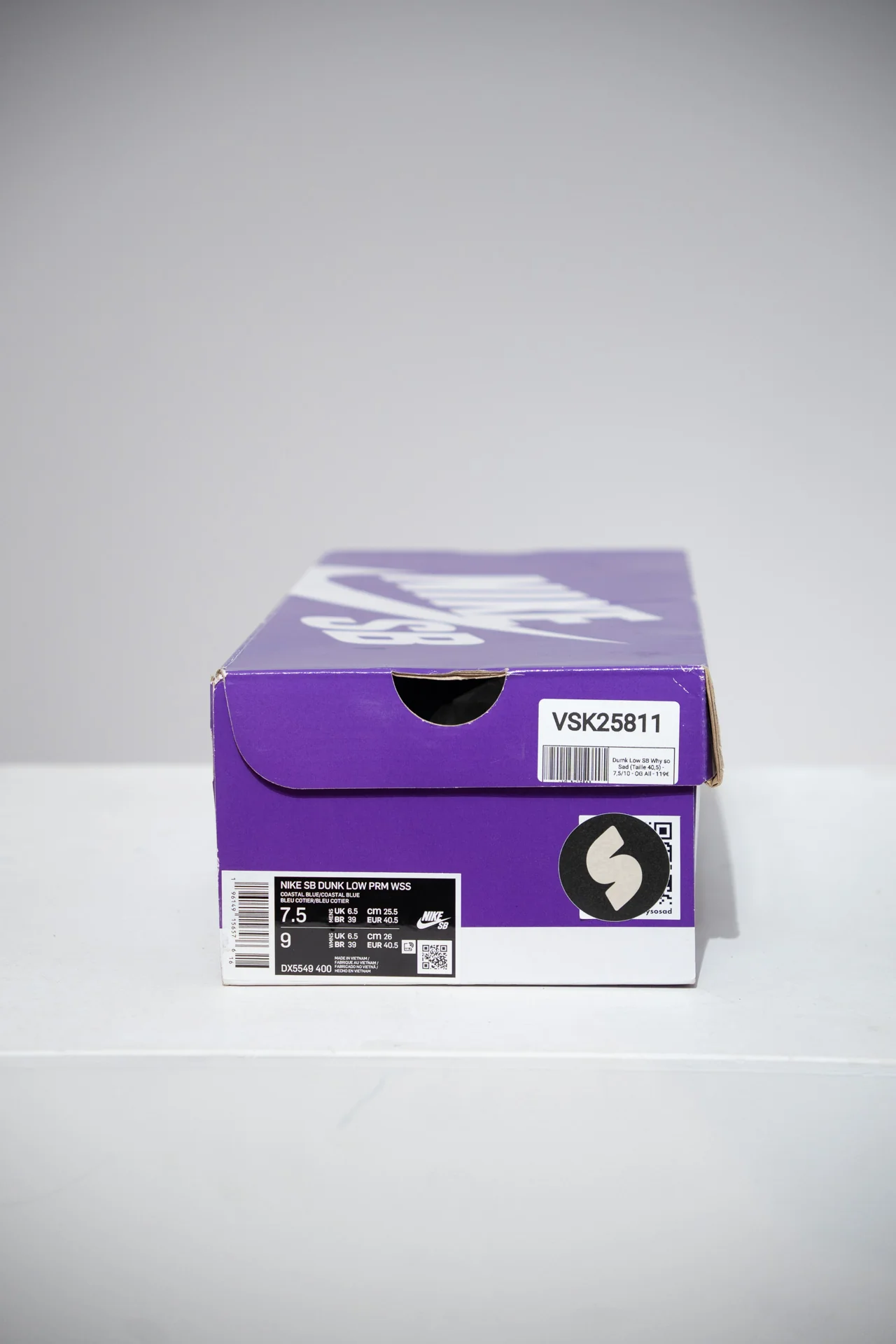 Dunk Low SB Why so Sad (Taille 40,5) - Image 7