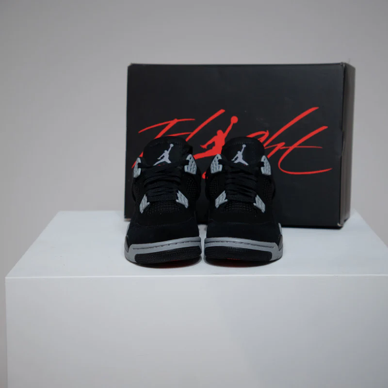 Jordan 4 Black Canvas (Taille 43) - Image 2