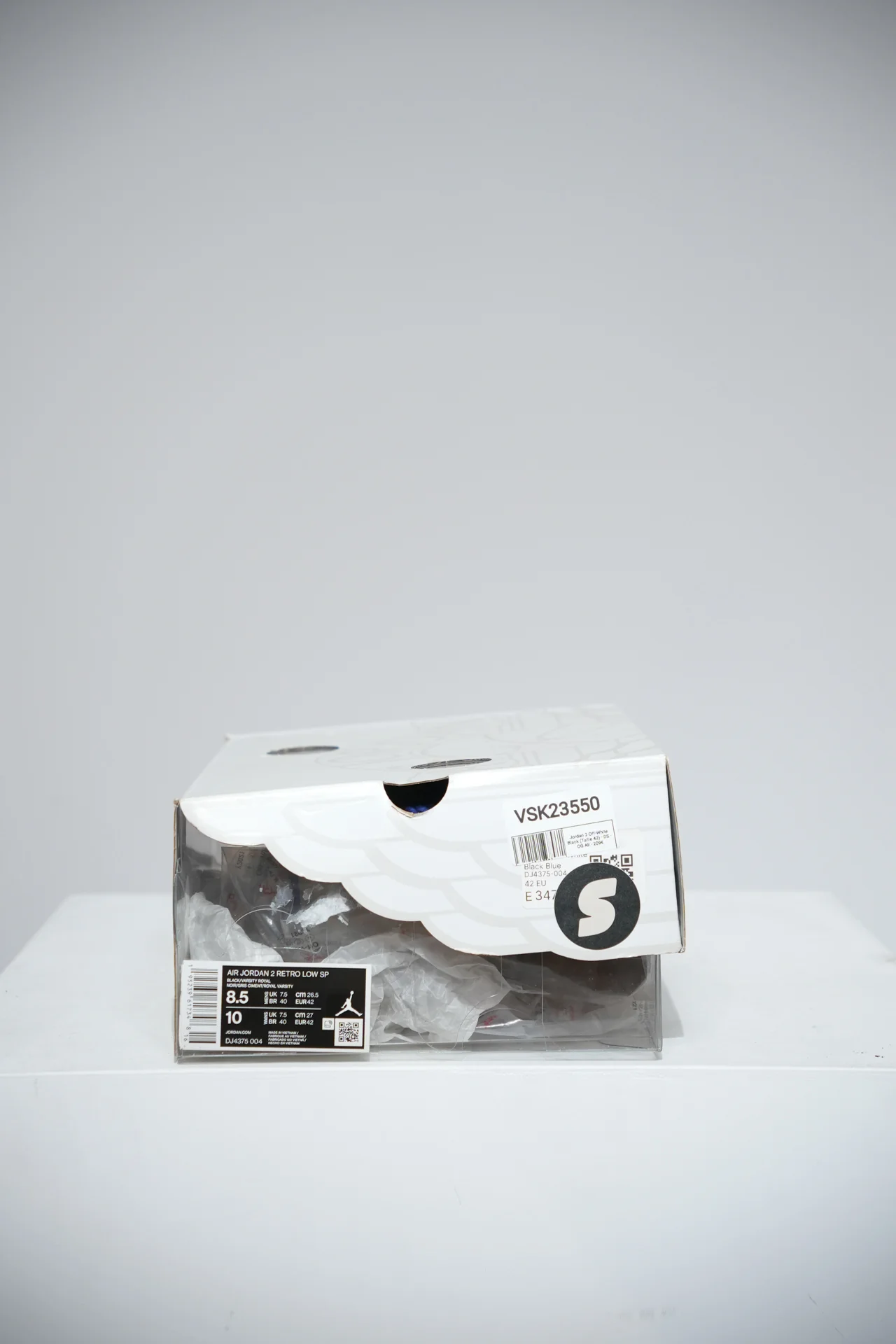 Jordan 2 Off-White Black (Taille 42,5) - Image 2